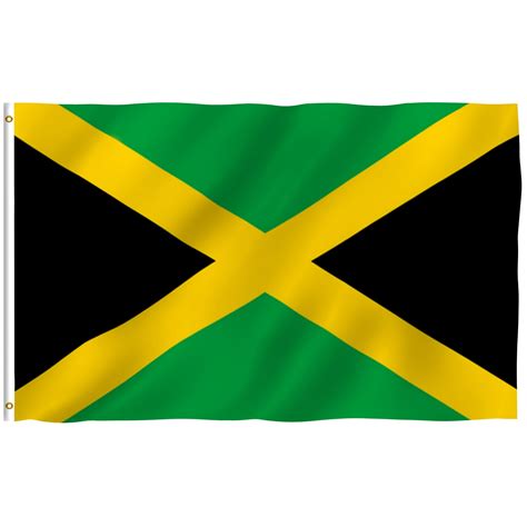 Jamaican Flag Coloring Page Free Printable Coloring P
