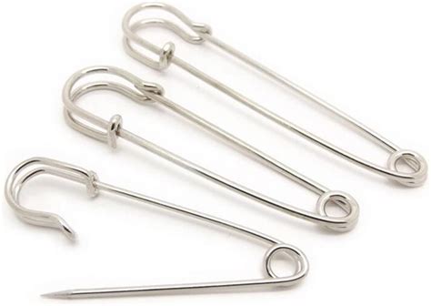 Large Metal Safety Pins Stainless Steel Heavy Duty Safety Pins Brooch