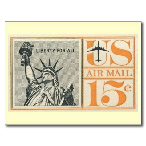 Liberty For All Statue Of Liberty Postcard Vintage
