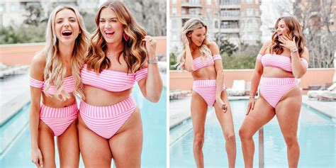 Friends Put On Matching Bikinis With Different Sizes To Hit Back At