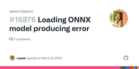 Onnx Load Error Issue Opencv Opencv Github Hot Sex Picture