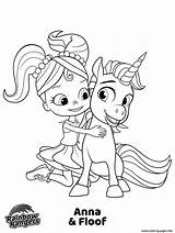 Rainbow Rangers Coloring Pages Printable Anna sketch template
