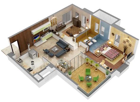 16 Small House Floor Plan Design 3d Most Popular New Home Floor Plans