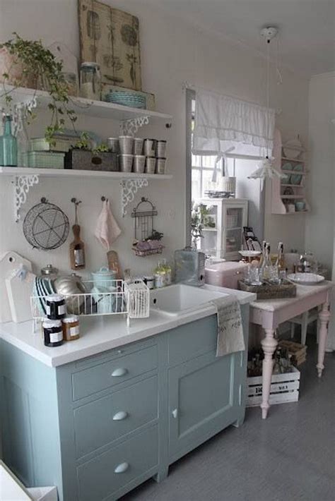 35 Awesome Shabby Chic Kitchen Designs Accessories And Decor Ideas