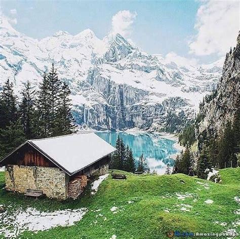 Oeschinensee Kandersteg Switzerland Switzerland Alps Switzerland