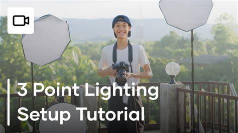 How To Create A 3 Point Lighting Setup Youtube