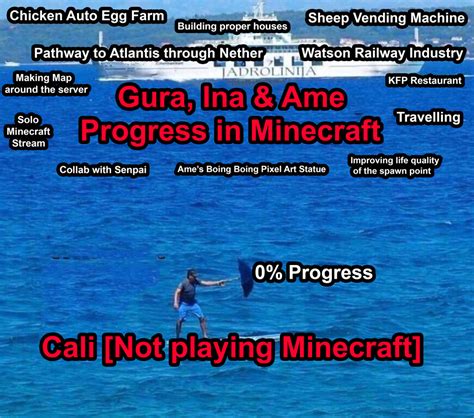 Mori Calliope Current Progress In Minecraft En Server At The Moment