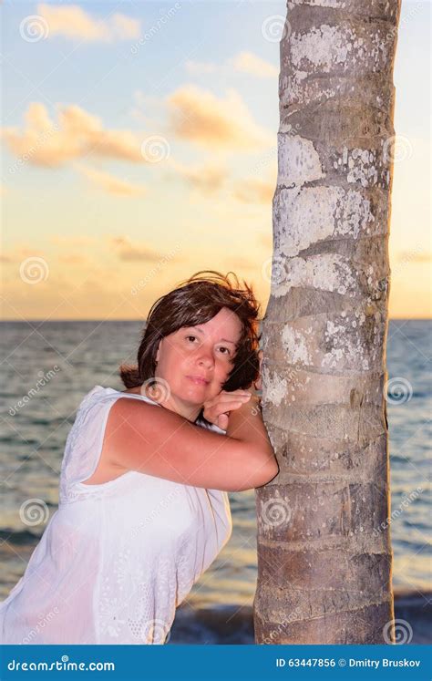 Brunette Middle Aged Stock Photo Image Of Person Beauty