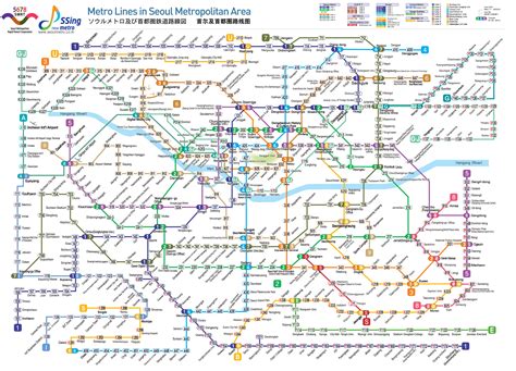 Seoul Subway Line Map United States Map