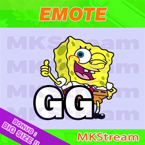 Artstation Twitch Emotes Spongebob Squarepants Gg