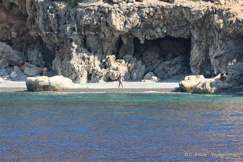 Fkk Strand Um Agia Roumeli Kreta Griechenland