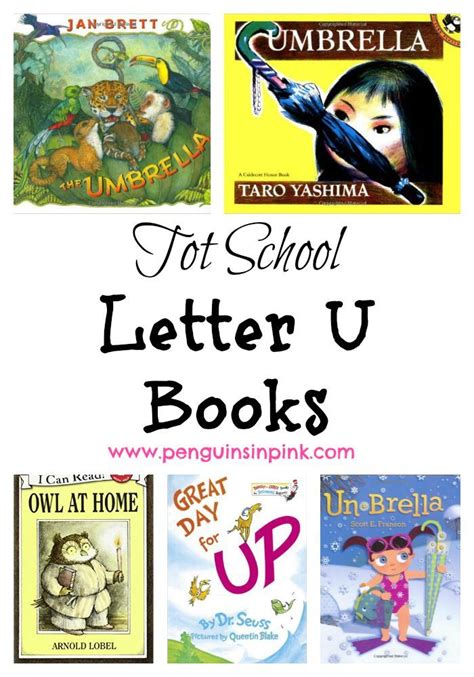 Tot School Letter U Books Penguins In Pink U Book Preschool Books