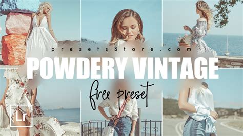 Find the perfect preset for your needs! Powdery Vintage — Mobile Preset Lightroom | Tutorial ...