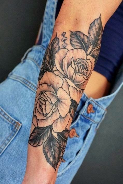 Tatuagem De Rosas No Braço Feminina Delicada Tattoos Elbow Tattoos