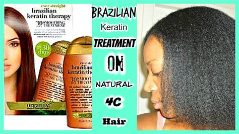 Brazilian Keratin Treatment On 4c Natural Hair Review Youtube