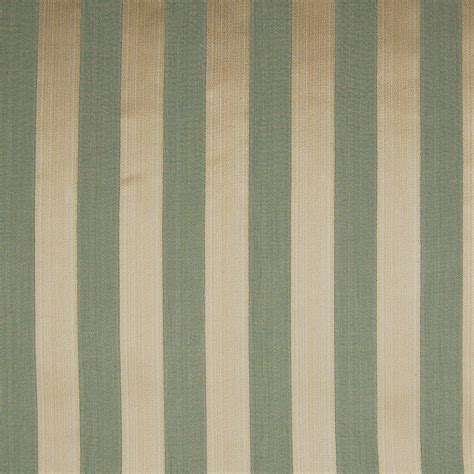 Sage Green Stripe Cotton Upholstery Fabric