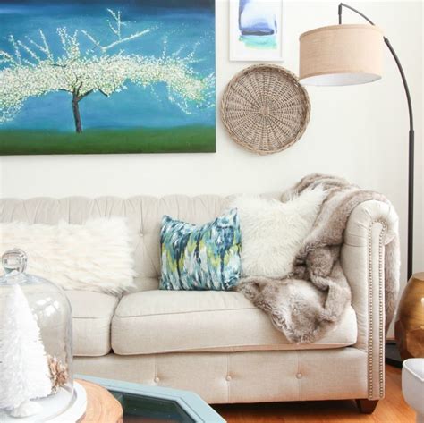 Fridays Finds Swing Arm Floor Lamps And Our Winter Living Room The