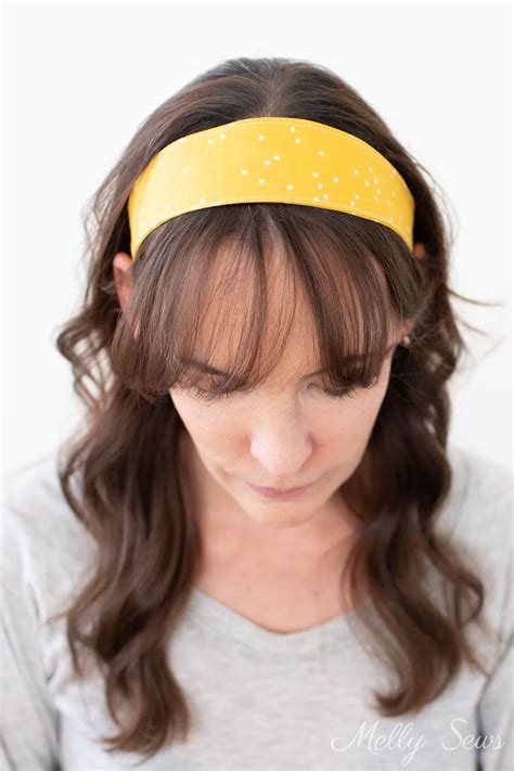 How To Make A Fabric Headband Tutorial With Free Pattern Melly Sews