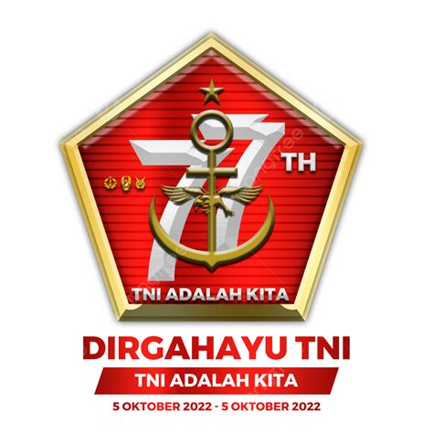 Logo Hut Ke Tni Tahun Adalah Kita Logo Hut Tni Hut Tni Logo Resmi Hut Tni