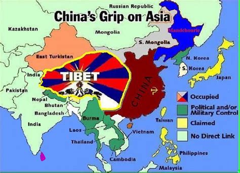 Map Of China And Tibet Map