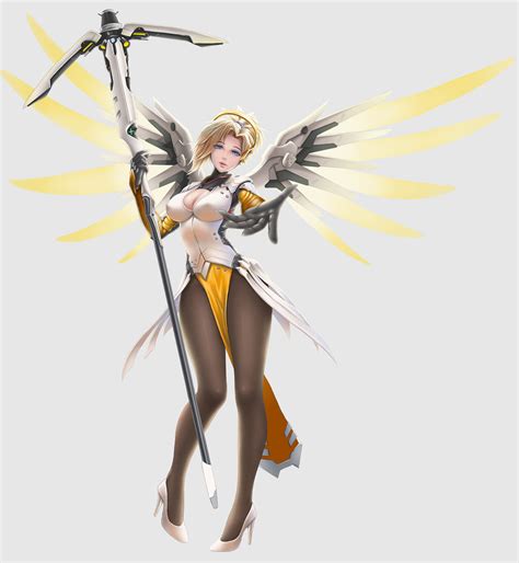 Mercy Overwatch And More Drawn By Gi Gi Danbooru