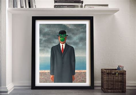 The Son Of Man By René Magritte Modern Art High Resolution Etsy Australia