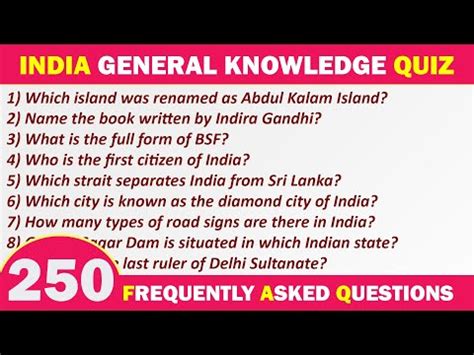 India General Knowledge Quiz Video Lecture General Knowledge Ssc Chsl