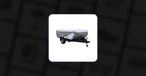 Classic Accessories Overdrive Polypro 3 Deluxe Pop Up Camper Trailer