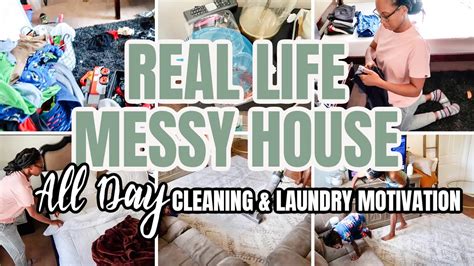 Quick All Day Cleaning And Laundry Real Life Messy House Clean With Me 2021 Laundry Routine