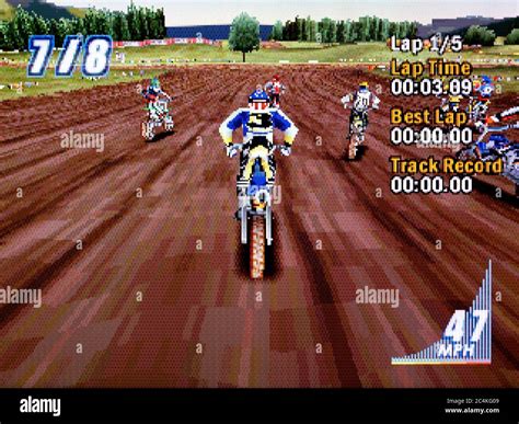 Ea Sports Supercross Sony Playstation 1 Ps1 Psx Editorial Use Only
