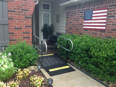 Amramp Oklahoma Installed This Wheelchair Ramp To Make The Front