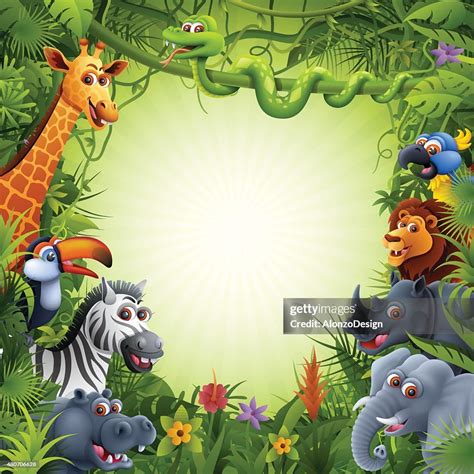 Jungle Animals High Res Vector Graphic Getty Images