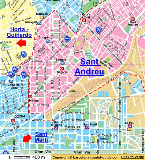 Distritos Mapa Barrios Barcelona Orientarse En La Ciudad Barcelona
