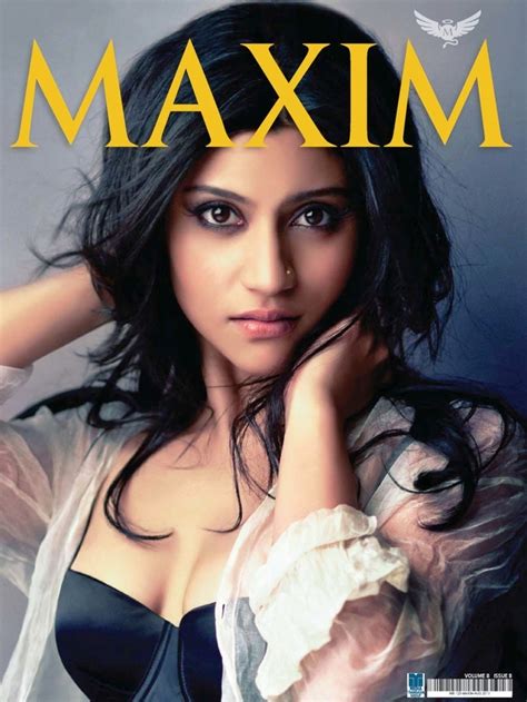 Hot Actress Konkona Sen Hot Bra Scene For Indian Maxim Magazine Coverpage In August 2013 Hd