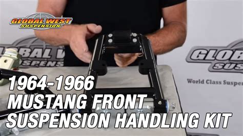 1964 1966 Mustang Front Suspension Handling Kit From Global West Youtube