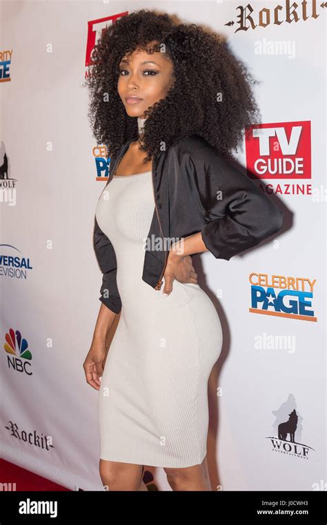 Chicago Illinois Usa 10th Apr 2017 Yaya Dacosta Pictured As Tv