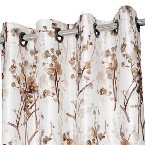 Polyester Floral White Designer Curtains For Window At Rs 165piece In
