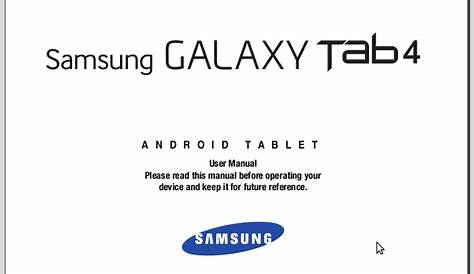 Samsung Galaxy Tab 4 7.0 SM-T230 Manual PDF - Manual Centre