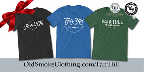 Old Smoke Clothing Company Creates Fair Hill Foundation Tees
