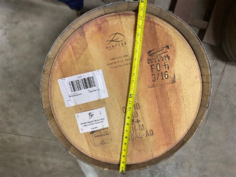 Wine Barrel Head Top Lid Koch Barrels