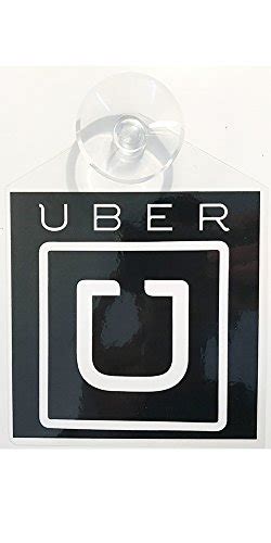 set of 2 5″x5″ sign for uber and rideshare drivers wall26 uber driver magnet durable car