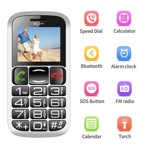 Hcmobi Big Button Mobile Phones For Elderlysenior Mobile Phone Easy To