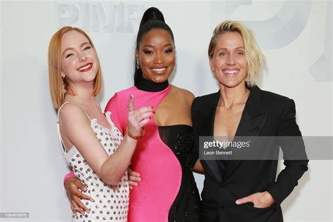 haley ramm keke palmer and christine crokos attend the premiere of news photo getty images