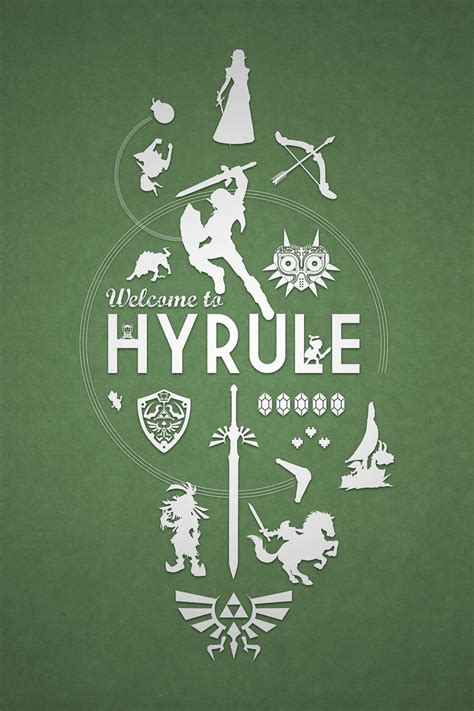 Welcome To Hyrule Poster Legend Of Zelda Zelda Art Legend