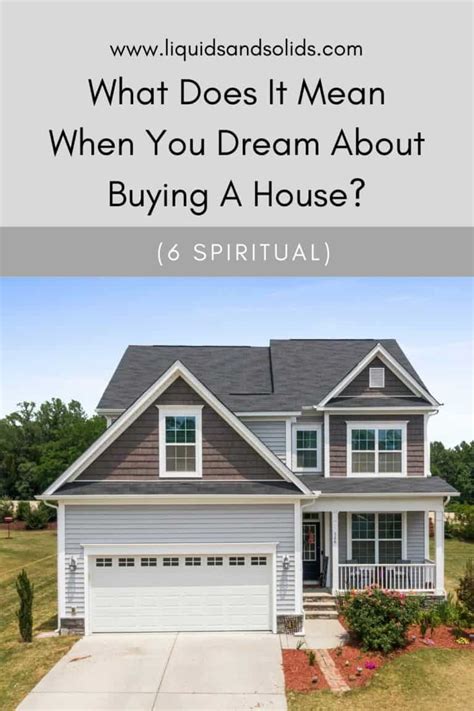 Dream About Buying A House 6 Spiritual Meanings