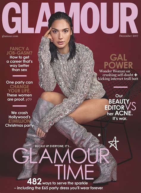 Gal Gadot On The Cover Of Glamour Uk December 2017 Coup De Main