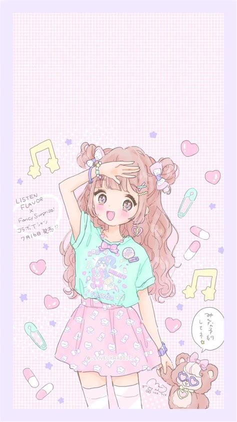 Hình nền cô gái anime màu pastel Top Những Hình Ảnh Đẹp