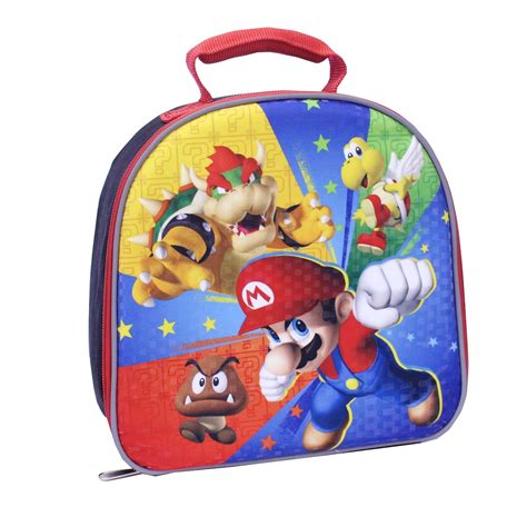 Lunch Bag Nintendo Super Mario Brother New Boys Case 397073