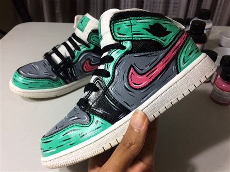 Nike Air Jordan Ones Pop Art Sneaker Custom By Gigi Rodgers On Dribbble