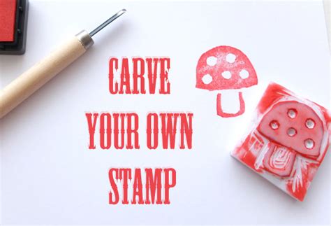 How to make your own stamping tool | stamp positioner used with altenew stamps and inks. How To: Carve Your Own Stamp | My Poppet Makes